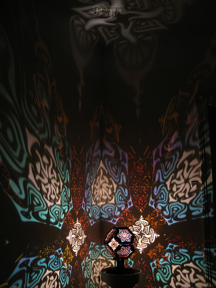 Mushroom Kaleidoscope Shadow Lamp - original version