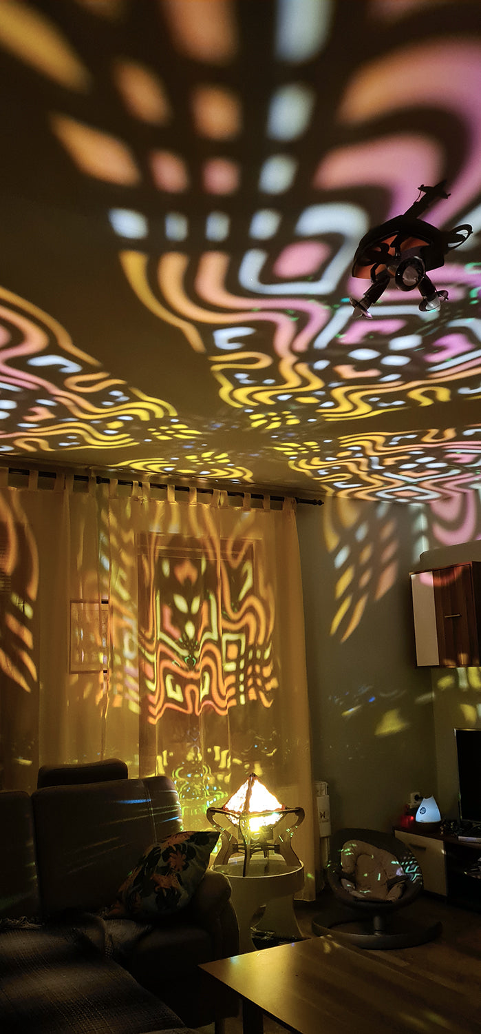 Triple Drop Shadow Lamp