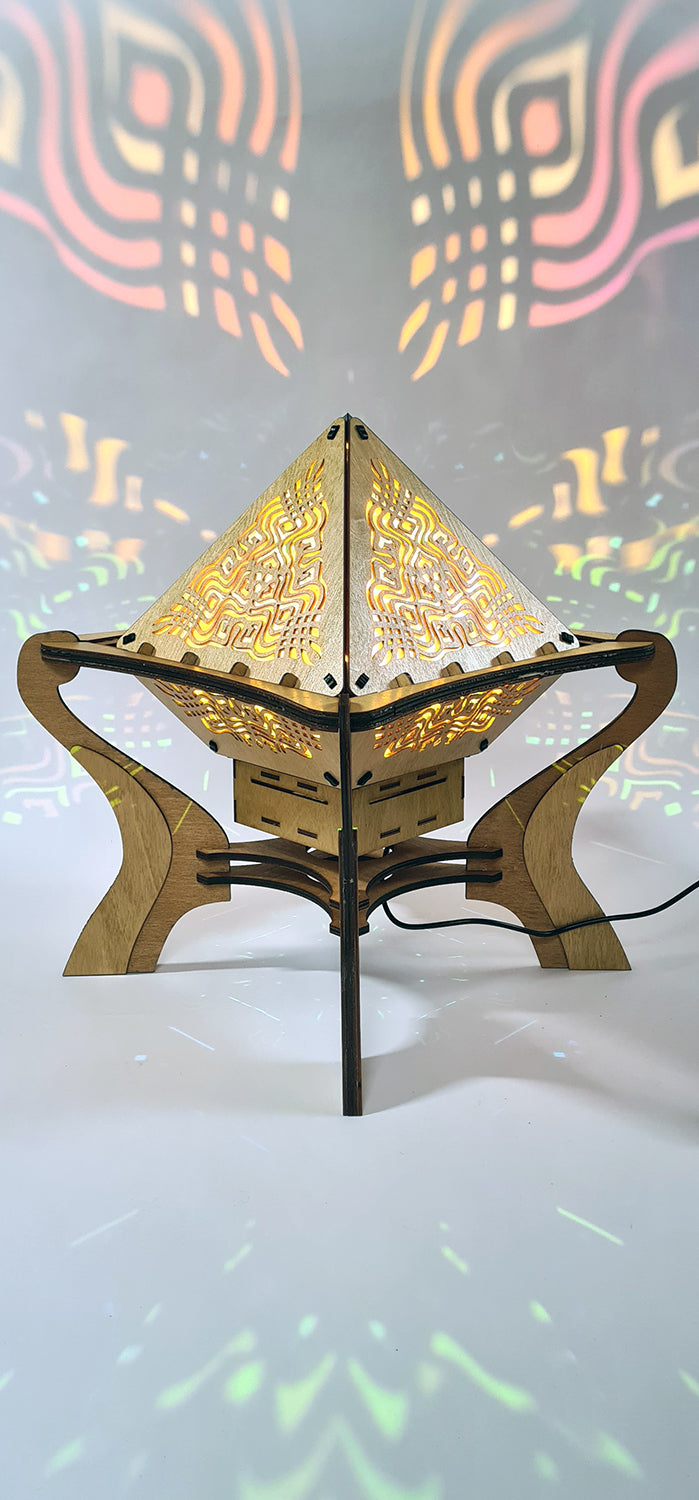 Triple Drop Shadow Lamp