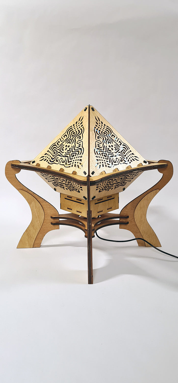 Triple Drop Shadow Lamp