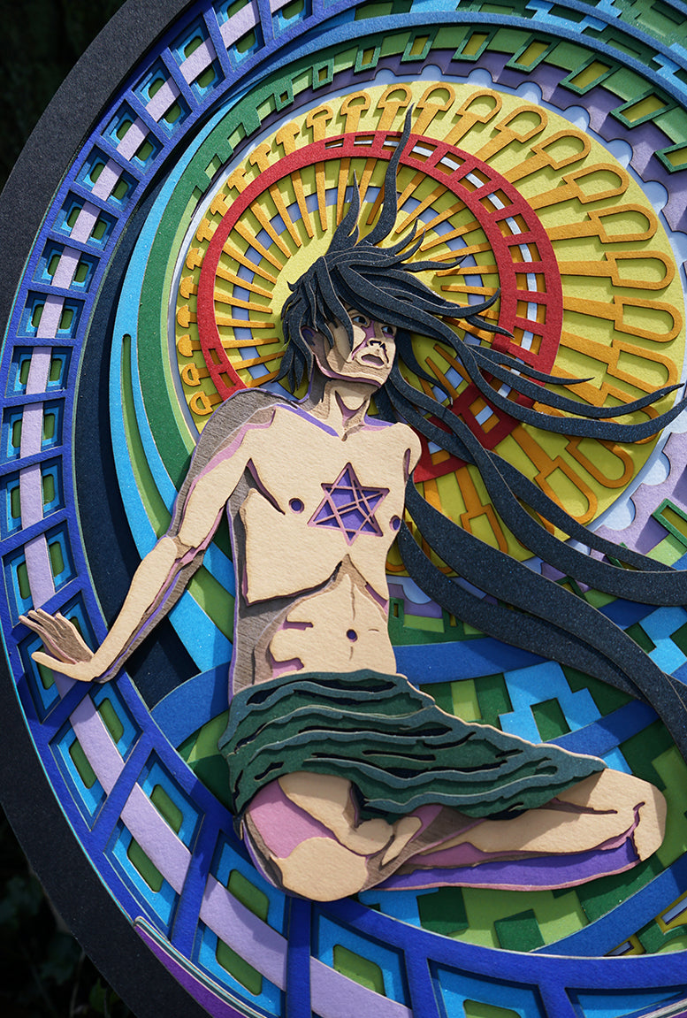 Putnik - limited edition layered paper cut art