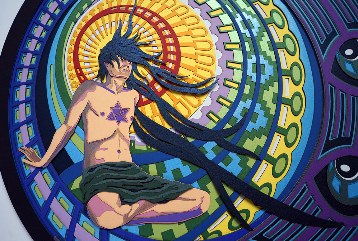 Putnik - limited edition layered paper cut art