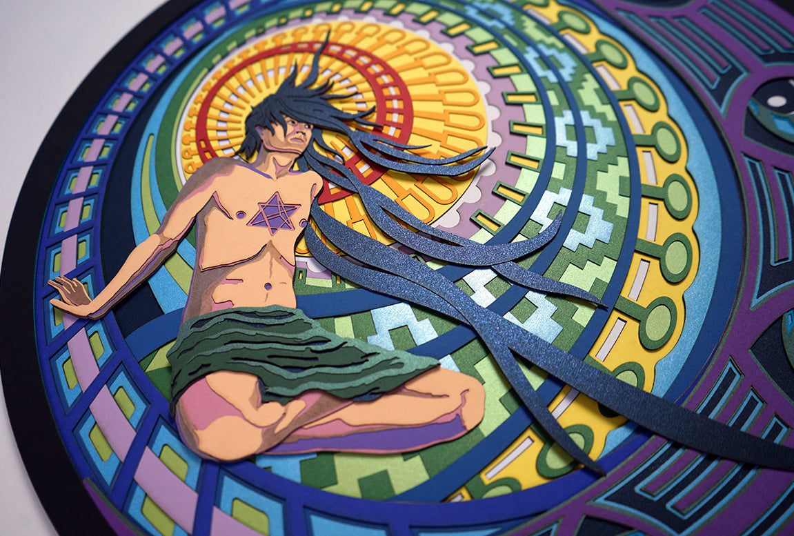 Putnik - limited edition layered paper cut art