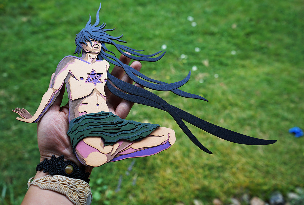 Putnik - limited edition layered paper cut art