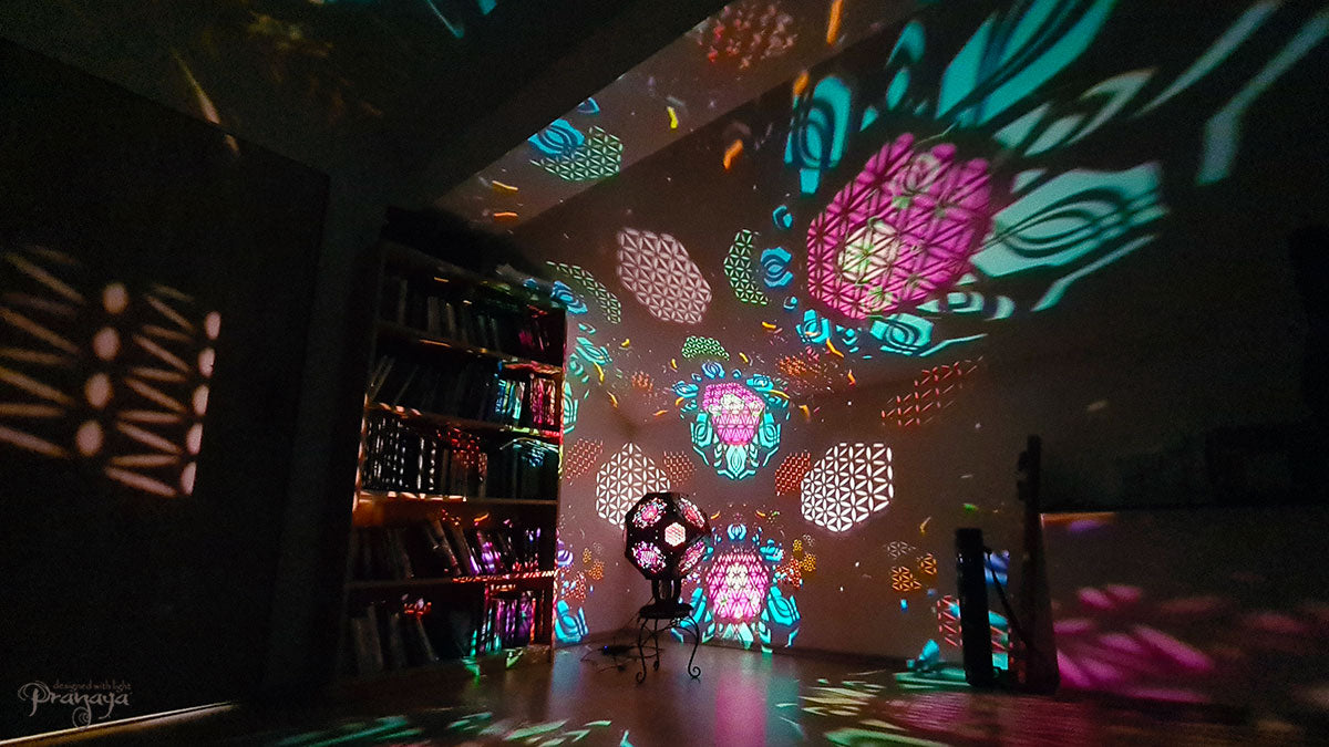 Flower of Life Geometric Shadow Lamp