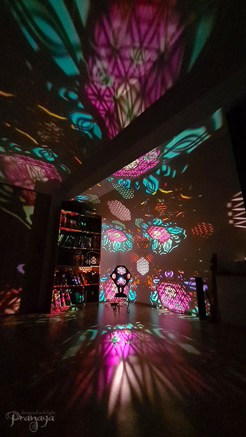Flower of Life Geometric Shadow Lamp