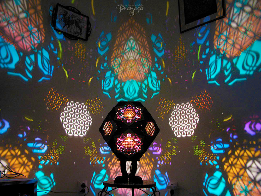 Flower of Life Geometric Shadow Lamp