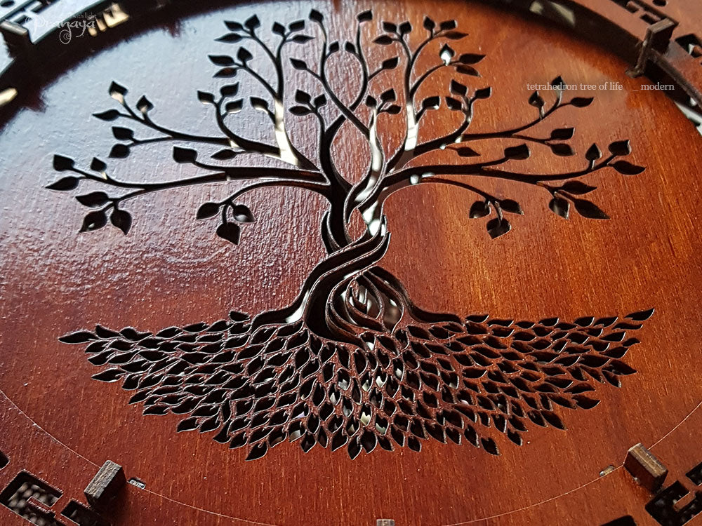 pranaya design nature inspired lamp with sacred tree for mediation