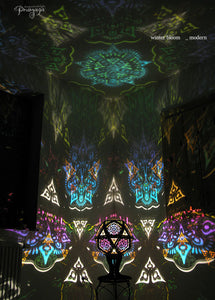 pranaya design winter bloom shadow lamp for indoor illumination